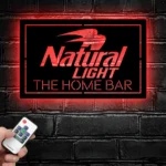 Natural Light Metal Sign Custom Nat Light Bar 1