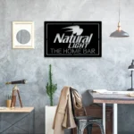 Natural Light Metal Sign Custom Nat Light Bar 1