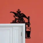 Natural Light Metal Sign Tap Handle 1