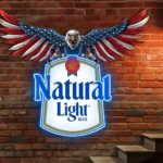 Natural Light Neon Sign American Eagle 1