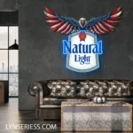 Natural Light Neon Sign American Eagle 1