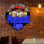 Natural Light Neon Sign Custom Foamy Beer Mug 1