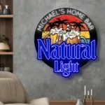 Natural Light Neon Sign Custom Foamy Beer Mug 1