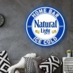 Natural Light Neon Sign Detailed 1977 1