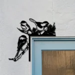 Nature Outdoors Metal Sign Chickadee Bird 1