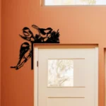 Nature Outdoors Metal Sign Chickadee Bird 1