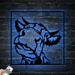 Nature Outdoors Metal Sign Cow Farmhouse 1