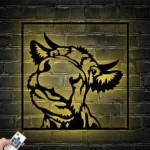 Nature Outdoors Metal Sign Cow Farmhouse 1