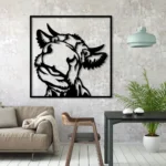 Nature Outdoors Metal Sign Cow Farmhouse 1