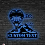 Nature Outdoors Metal Sign Custom Air Balloon 1