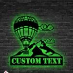 Nature Outdoors Metal Sign Custom Air Balloon 1