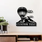 Nature Outdoors Metal Sign Custom Air Balloon 1