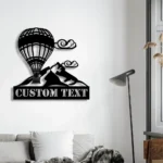 Nature Outdoors Metal Sign Custom Air Balloon 1