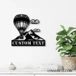 Nature Outdoors Metal Sign Custom Air Balloon 1