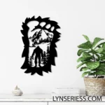 Nature Outdoors Metal Sign Custom Big Foot 1