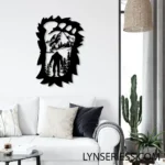 Nature Outdoors Metal Sign Custom Big Foot 1