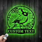 Nature Outdoors Metal Sign Custom Blue Jay Bird 1