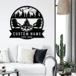 Nature Outdoors Metal Sign Custom Campsite Forest 1