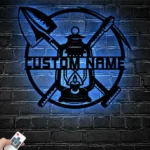 Nature Outdoors Metal Sign Custom Coal Mining 1