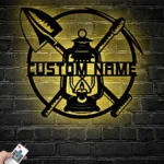Nature Outdoors Metal Sign Custom Coal Mining 1