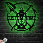 Nature Outdoors Metal Sign Custom Coal Mining 1