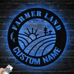 Nature Outdoors Metal Sign Custom Farm Land 1