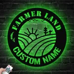 Nature Outdoors Metal Sign Custom Farm Land 1