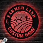 Nature Outdoors Metal Sign Custom Farm Land 1