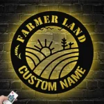 Nature Outdoors Metal Sign Custom Farm Land 1