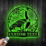 Nature Outdoors Metal Sign Custom Goose 1