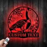 Nature Outdoors Metal Sign Custom Goose 1