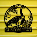 Nature Outdoors Metal Sign Custom Goose 1