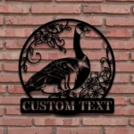 Nature Outdoors Metal Sign Custom Goose 1