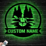 Nature Outdoors Metal Sign Custom Kayak Lake Life 1