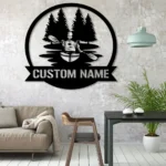 Nature Outdoors Metal Sign Custom Kayak Lake Life 1