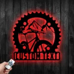 Nature Outdoors Metal Sign Custom Mountain Bike 1