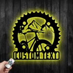 Nature Outdoors Metal Sign Custom Mountain Bike 1