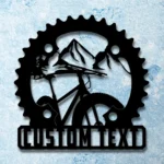 Nature Outdoors Metal Sign Custom Mountain Bike 1