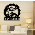 Nature Outdoors Metal Sign Custom Mountain Bike 1