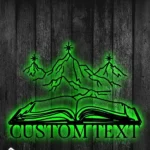 Nature Outdoors Metal Sign Custom Mountain Book 1