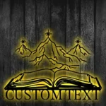Nature Outdoors Metal Sign Custom Mountain Book 1