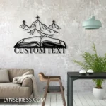 Nature Outdoors Metal Sign Custom Mountain Book 1