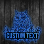 Nature Outdoors Metal Sign Custom Owl 1