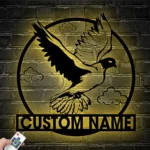 Nature Outdoors Metal Sign Custom Pigeon Peace Bird 1