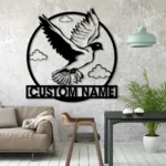 Nature Outdoors Metal Sign Custom Pigeon Peace Bird 1