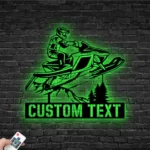 Nature Outdoors Metal Sign Custom Snowmobile 1