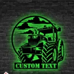 Nature Outdoors Metal Sign Custom Tractor Driver 1