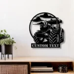 Nature Outdoors Metal Sign Custom Tractor Driver 1