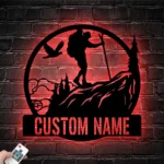 Nature Outdoors Metal Sign Hiker Appellation 1