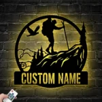 Nature Outdoors Metal Sign Hiker Appellation 1